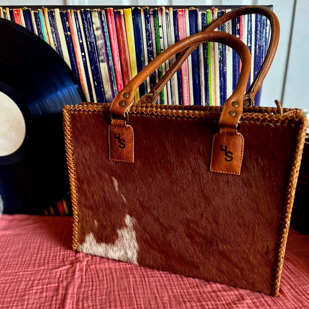 American Darling Leather Cowhide Conceal and Carry brief case/purse.